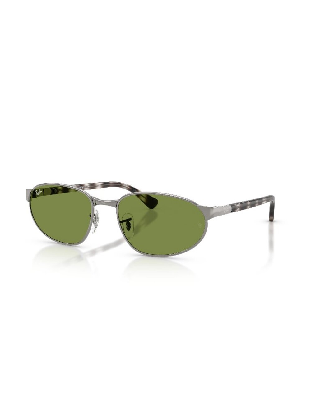 New Ray-Ban Unisex Sunglasses Grey Green Lens Metal Frame Ray Ban RB3777 004 4E